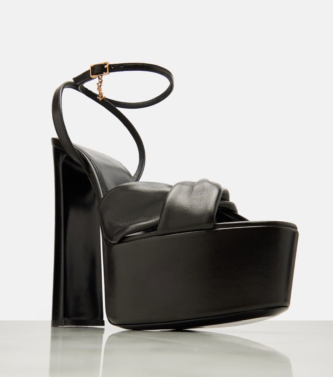 Plateausandalen Franciane 105 aus Leder | Saint Laurent