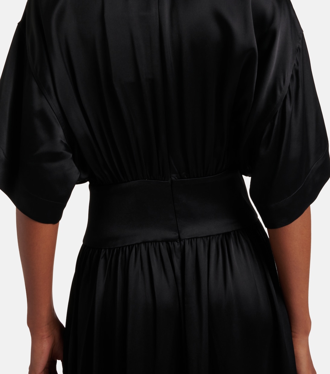 Maxikleid aus Satin | Toteme