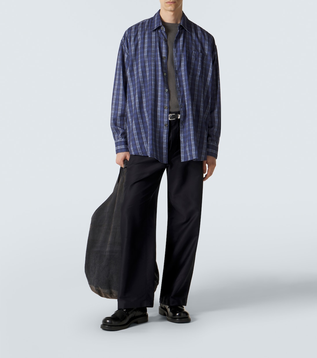 Chemise Borrowed en coton à carreaux | Our Legacy