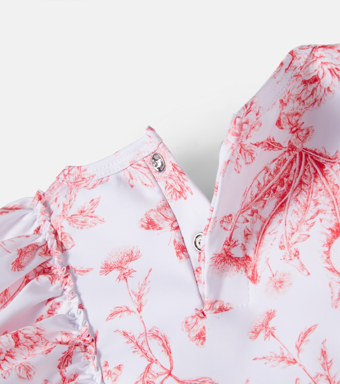 Floral ruffled rashguard top | Tartine et Chocolat