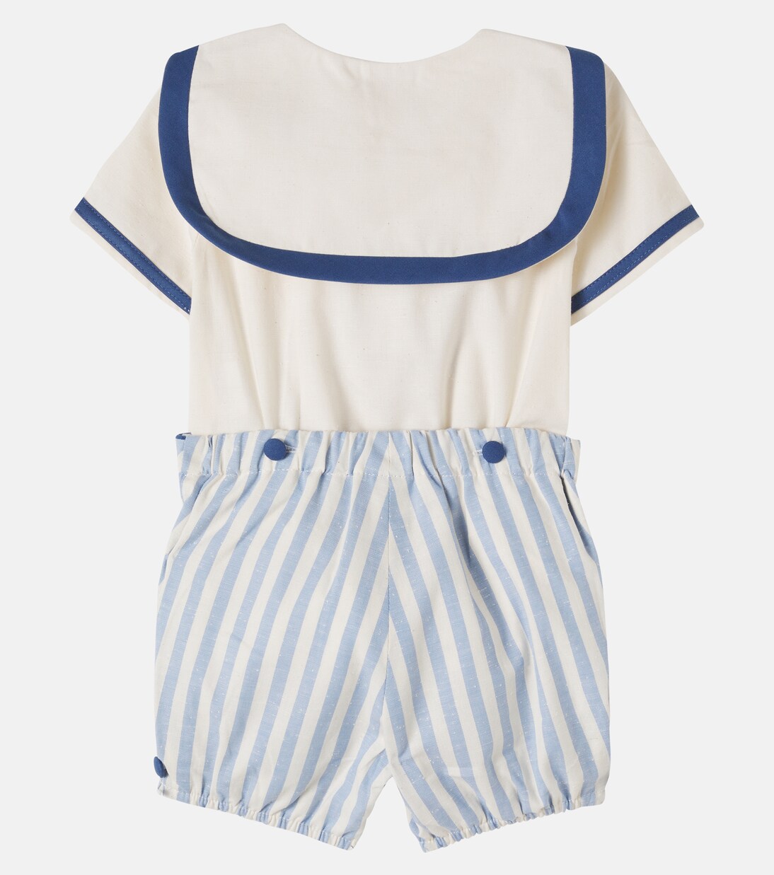 Baby striped cotton top and shorts set | Pepa London