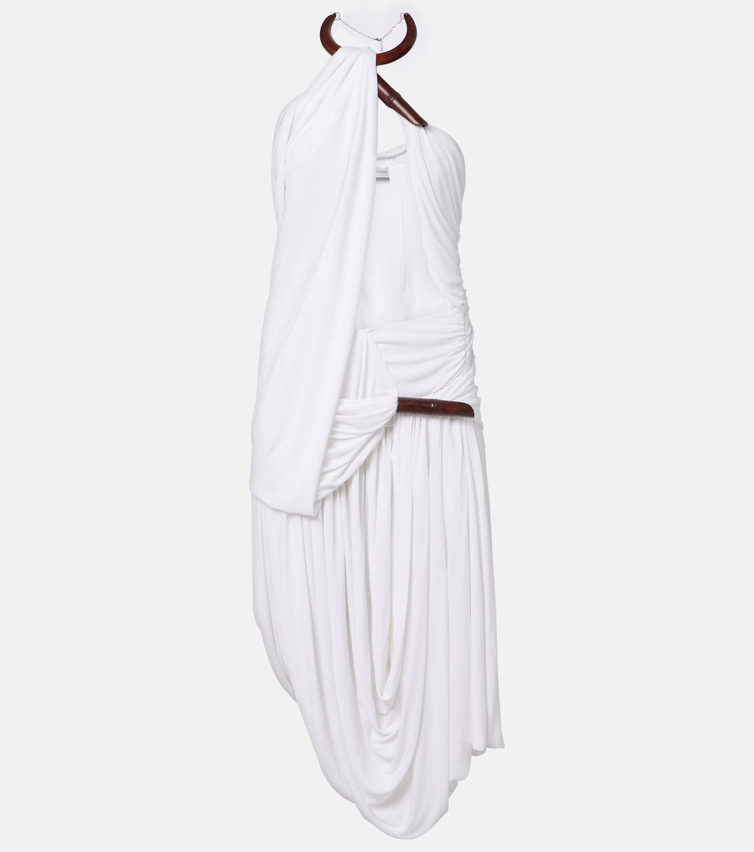 Chime asymmetric draped jersey midi dress | Christopher Esber