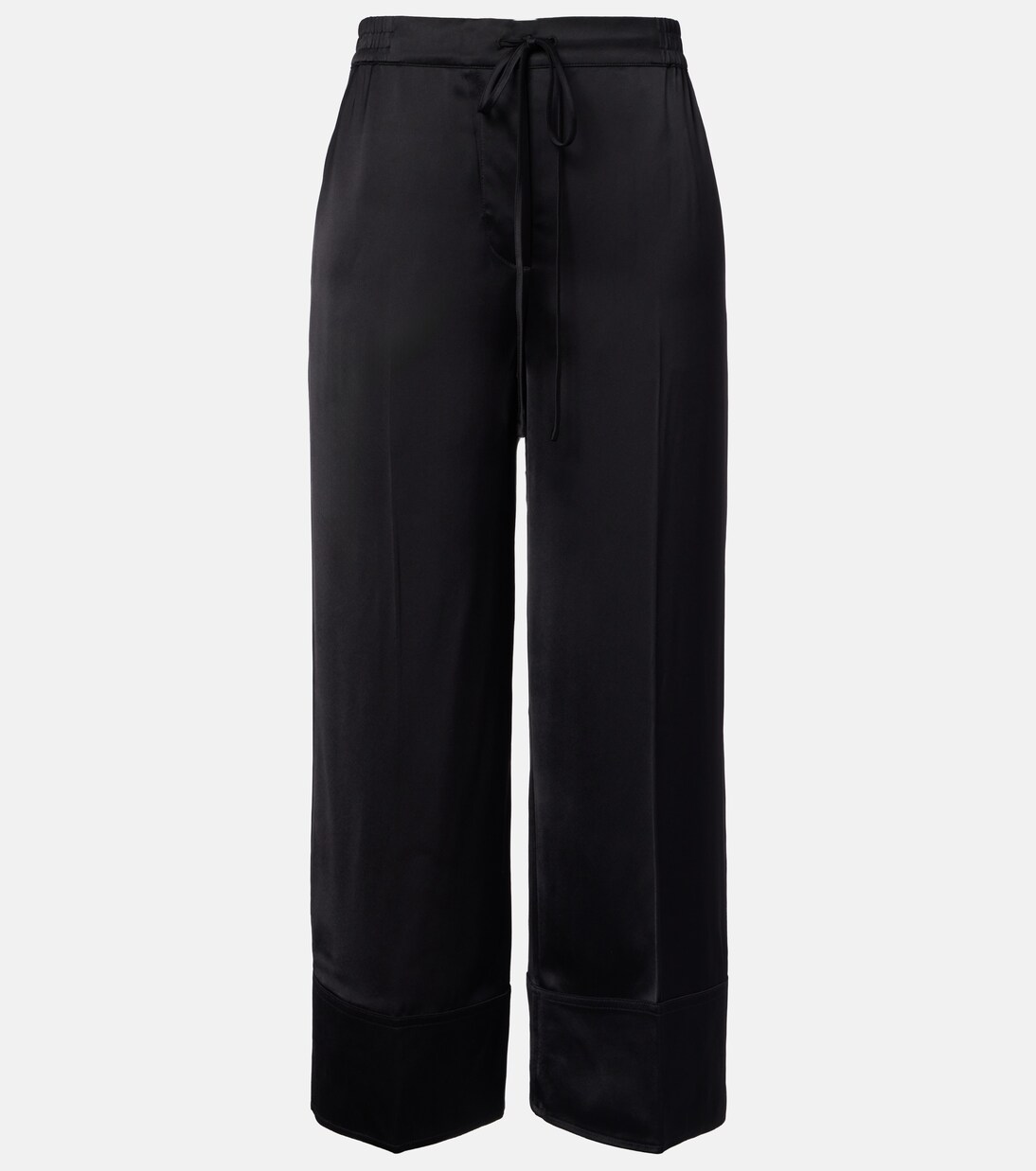 Satin wide-leg pants | Toteme