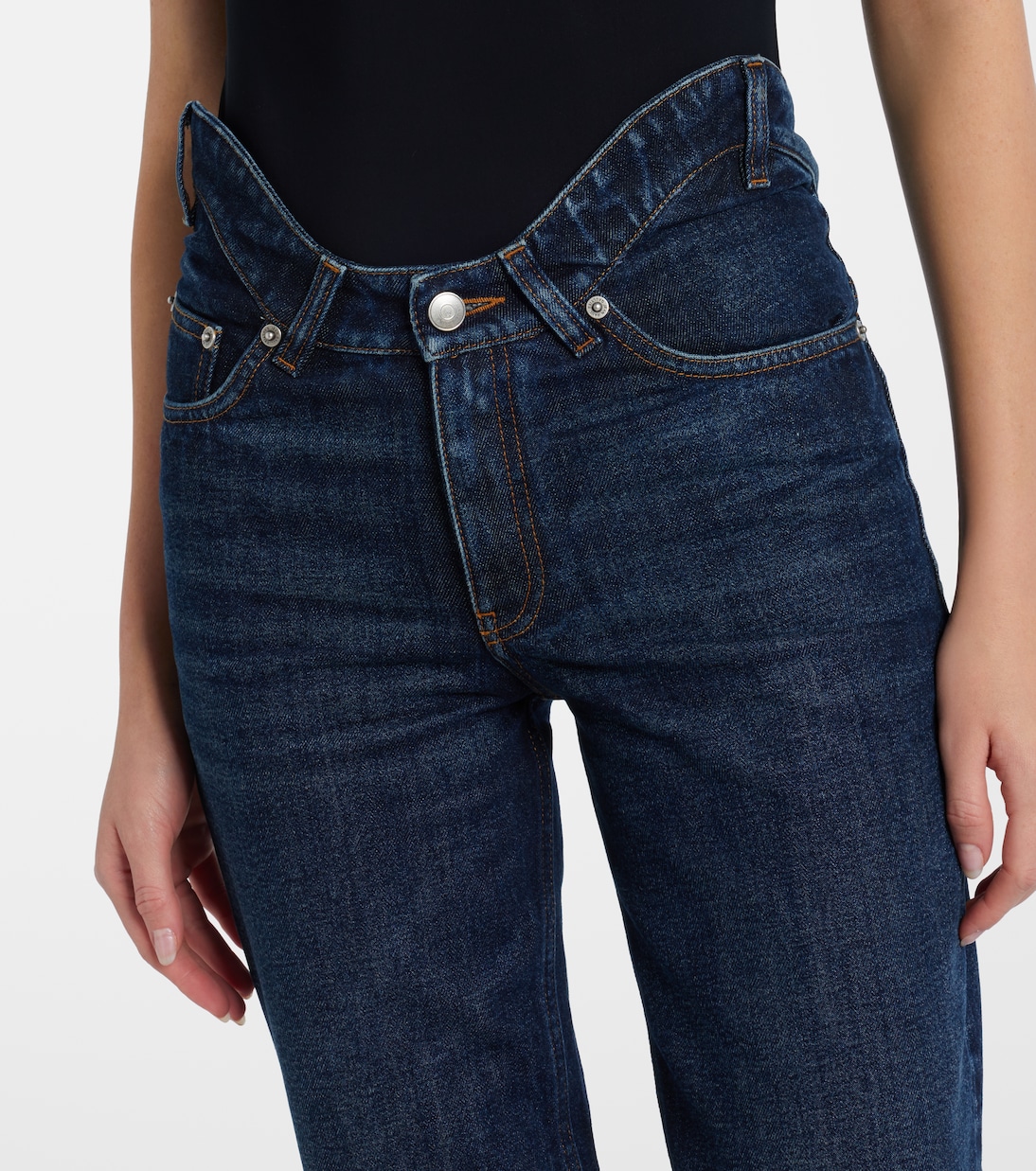 Curved bootcut jeans  | Jean Paul Gaultier
