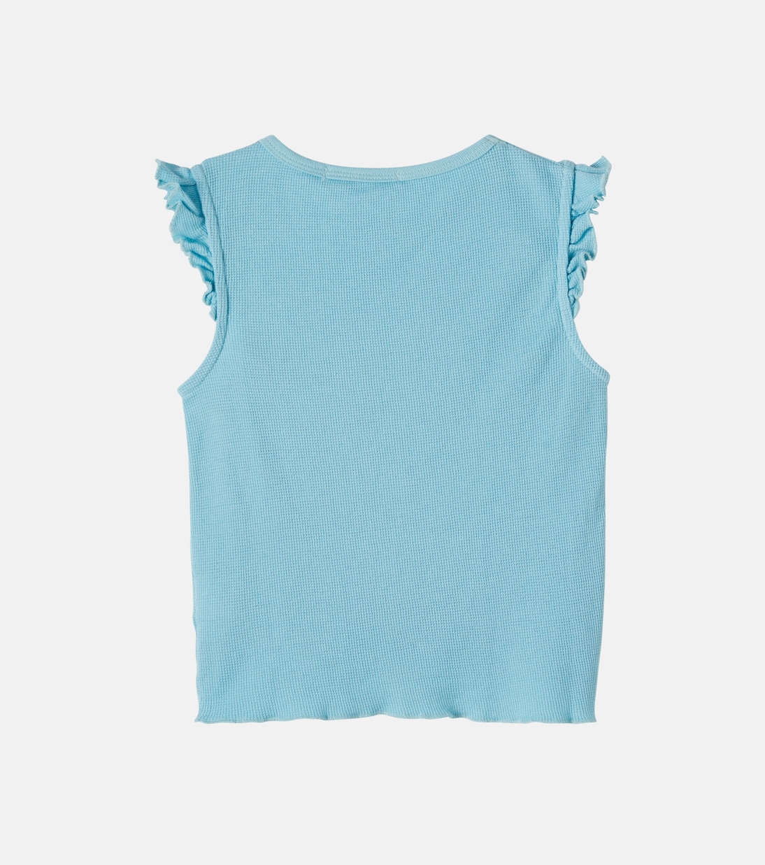 Pixel Daisy ruffled cotton top | Bobo Choses