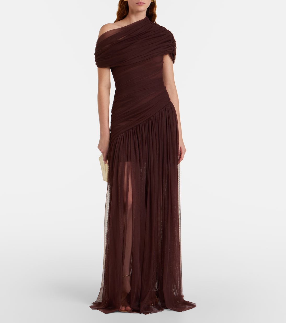 Himala gathered tulle gown | De La Vali