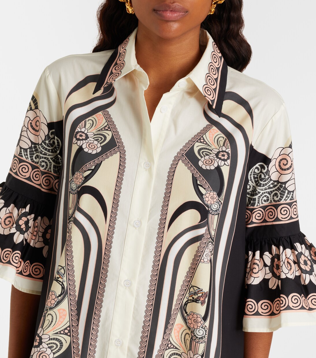 Hemdblusenkleid Choux aus Baumwollpopeline | La DoubleJ