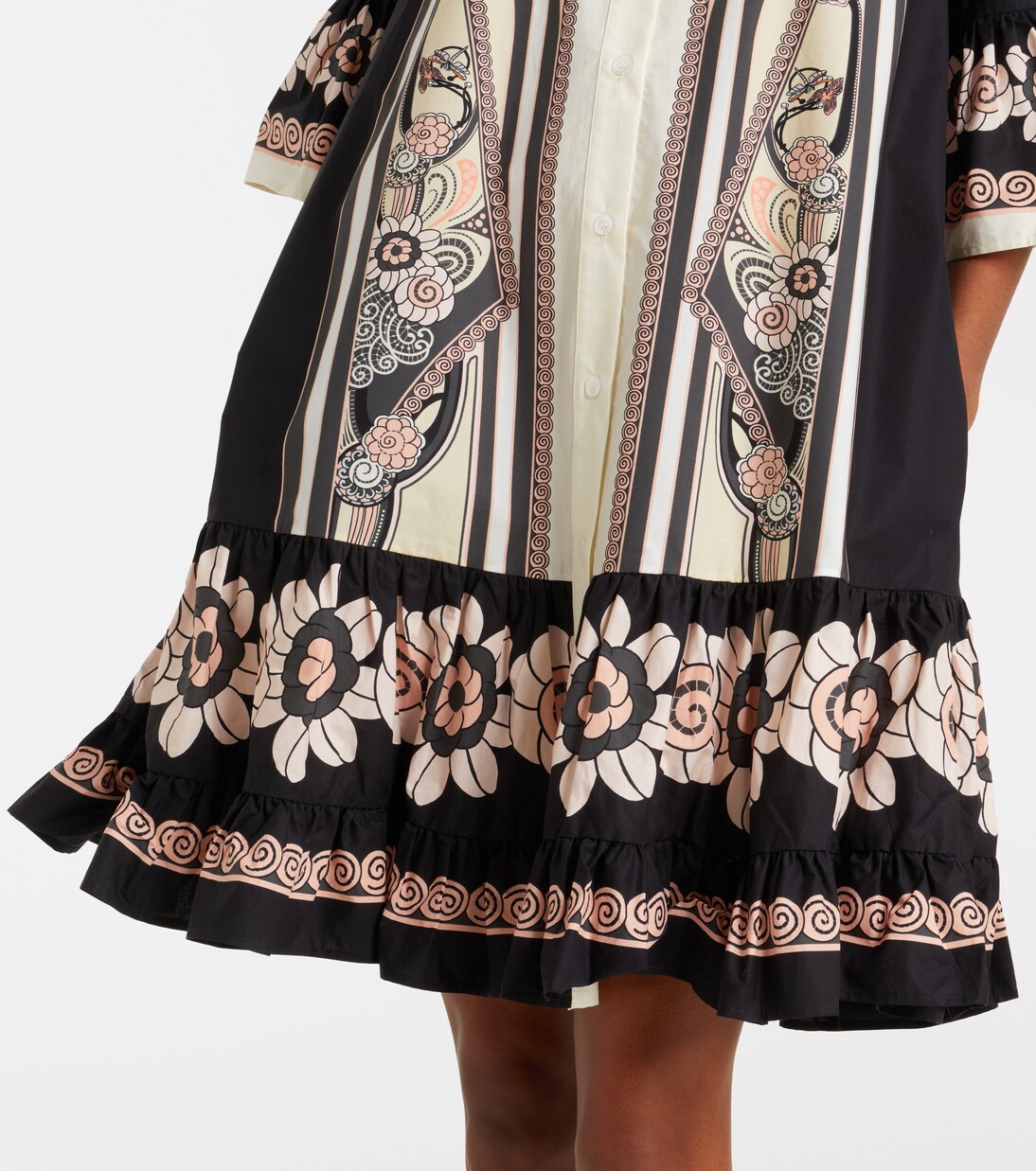 Hemdblusenkleid Choux aus Baumwollpopeline | La DoubleJ