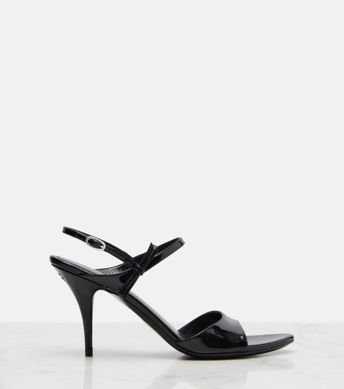Avenue Bow patent leather sandals | Balenciaga