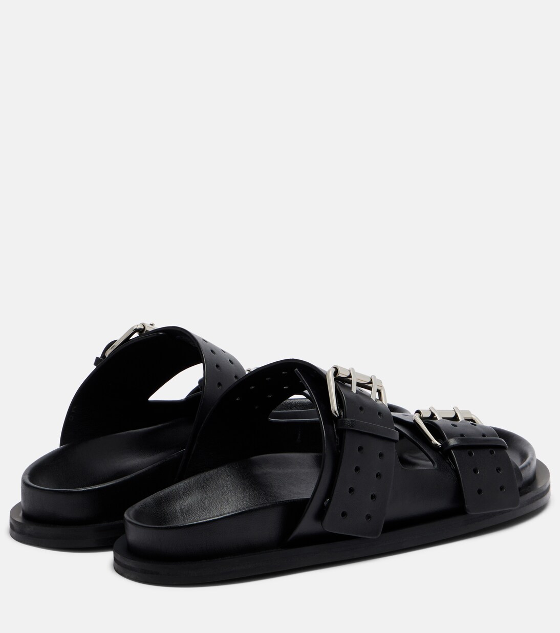 Leon leather slides | A.Emery