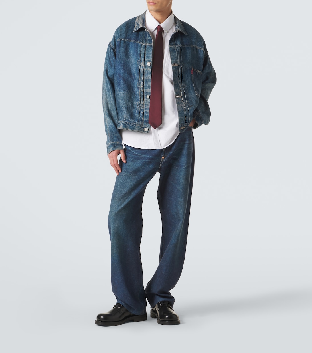 x Levi's® trompe l'œil linen jacket | Junya Watanabe