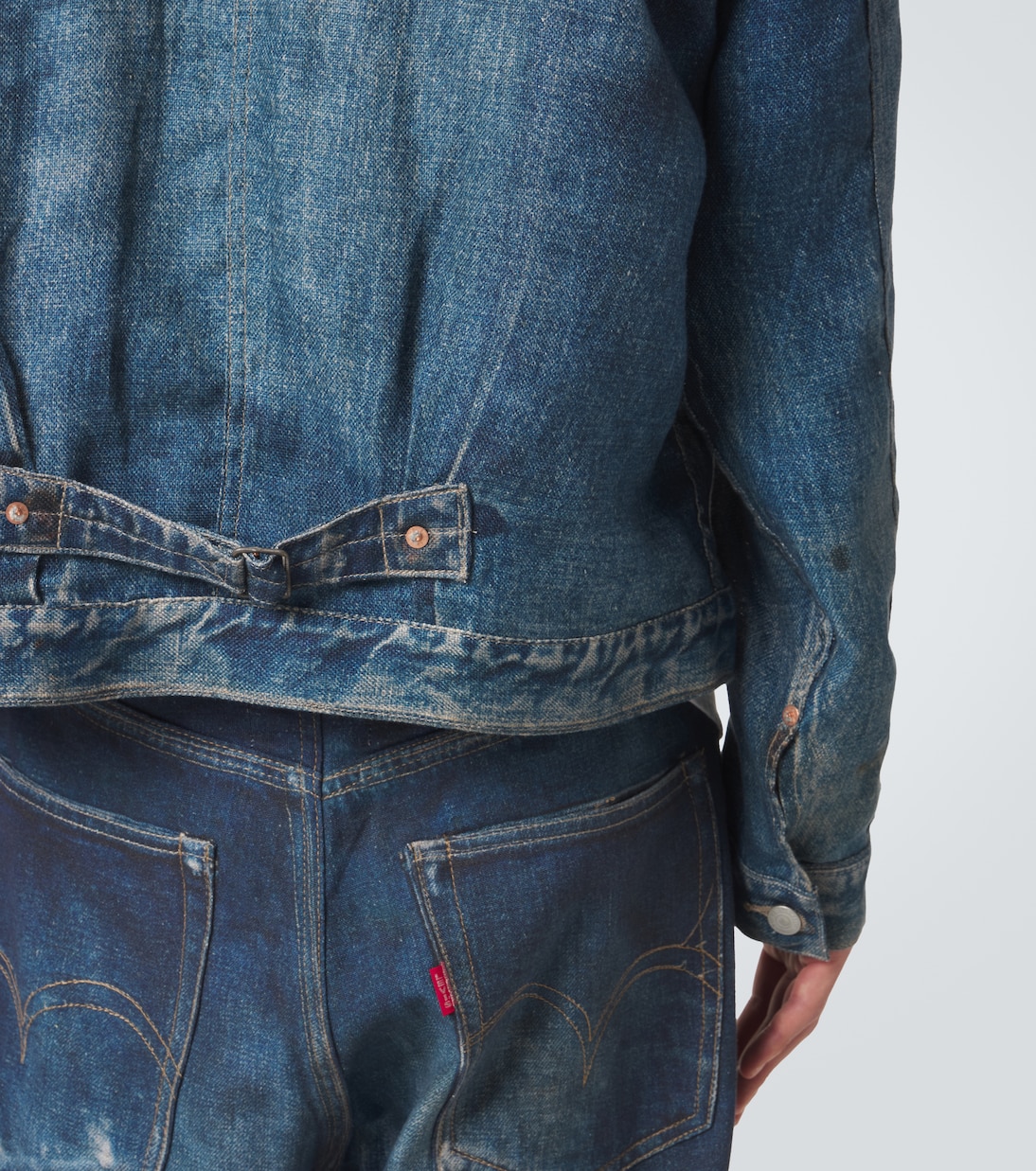 x Levi's® trompe l'œil linen jacket | Junya Watanabe