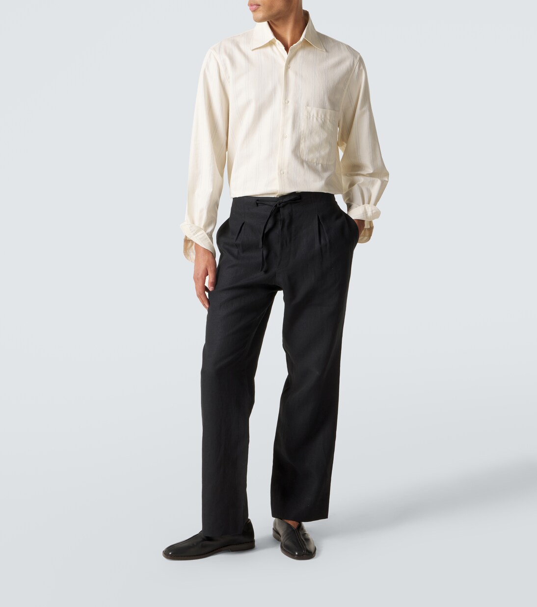 Linen straight pants | Stòffa