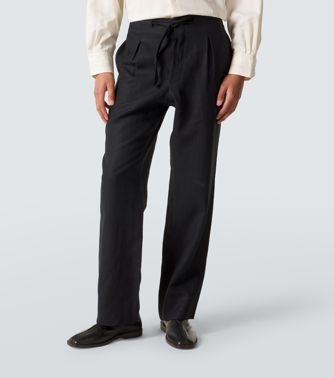 Linen straight pants | Stòffa