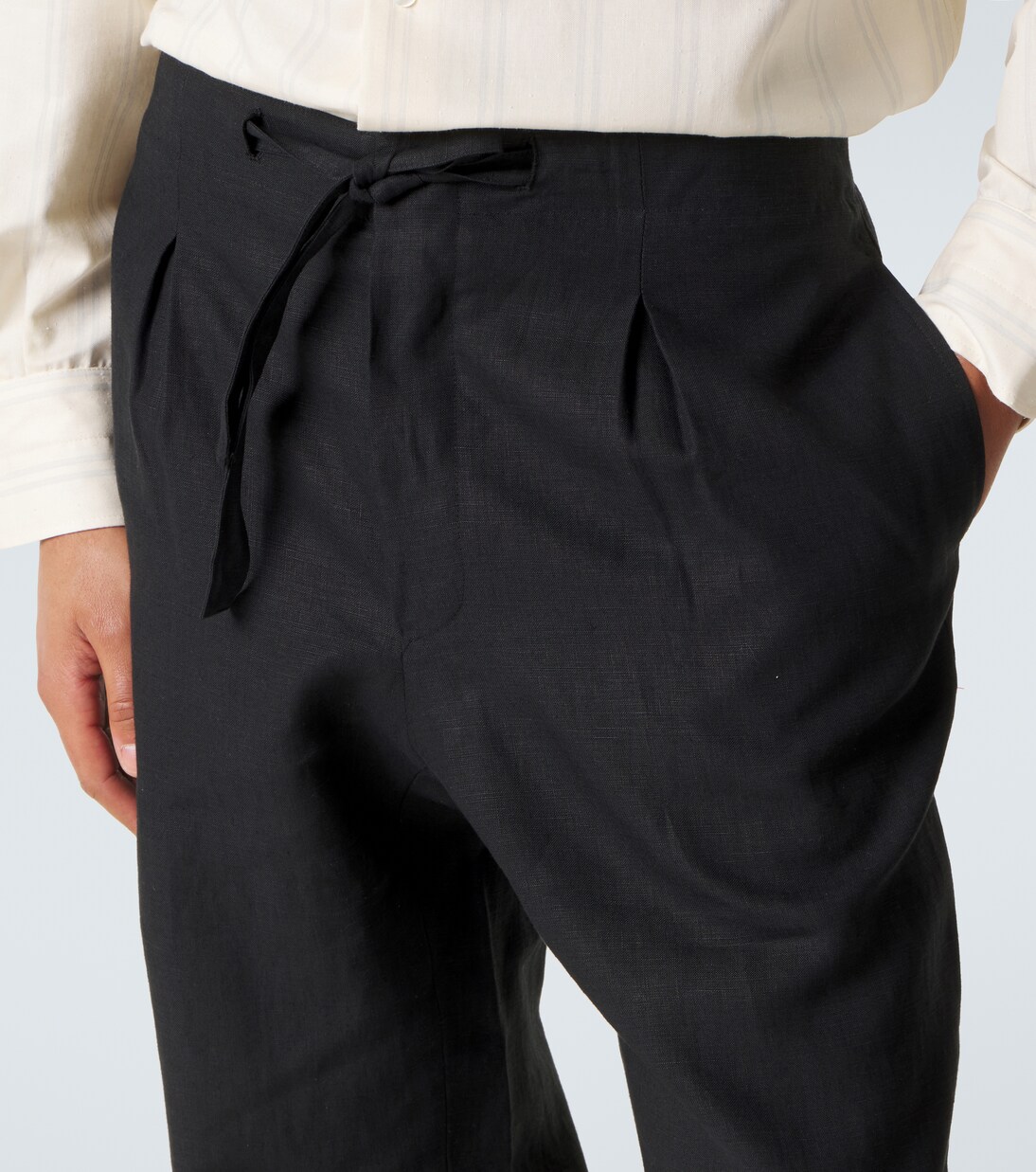 Linen straight pants | Stòffa