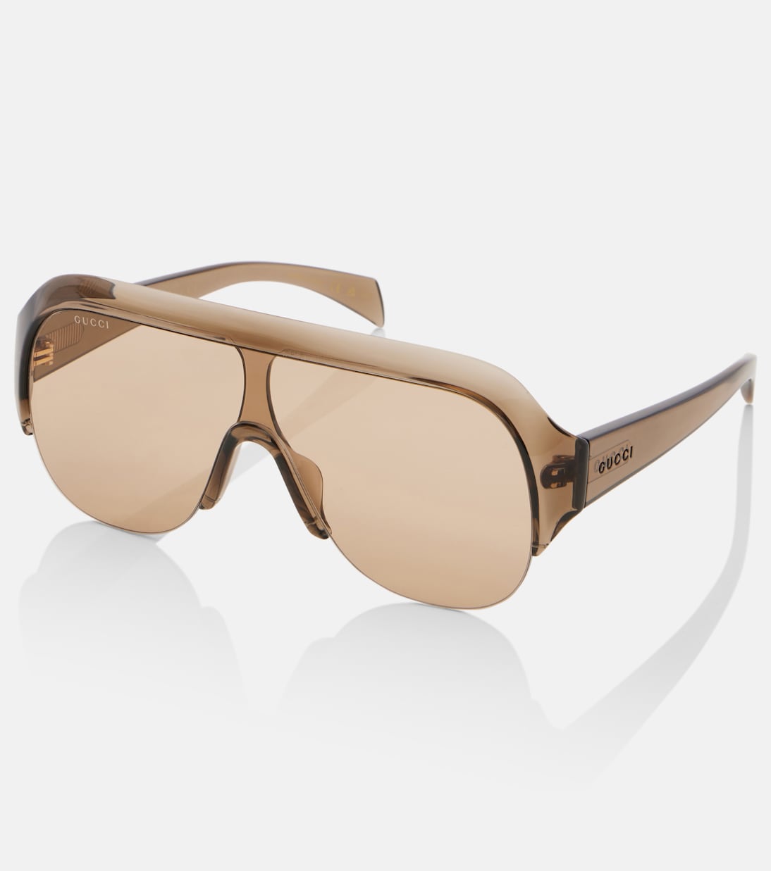 Logo shield sunglasses | Gucci