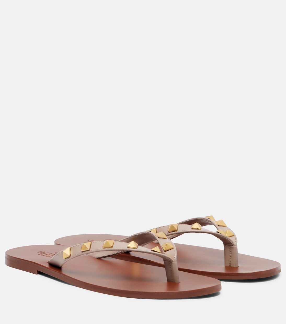 Rockstud leather thong sandals | Valentino Garavani