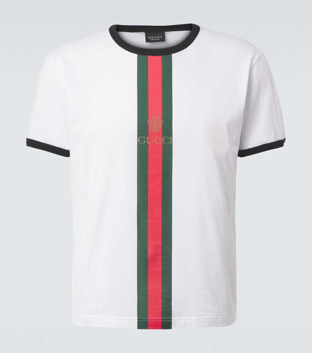 Web Stripe cotton T-shirt | Gucci