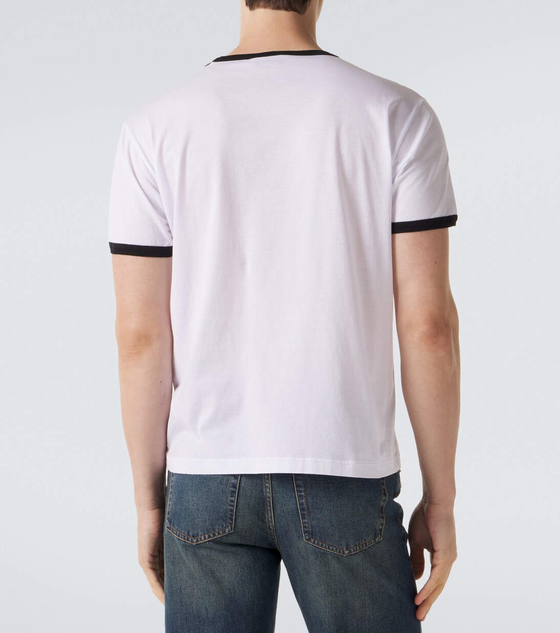 Web Stripe cotton T-shirt | Gucci