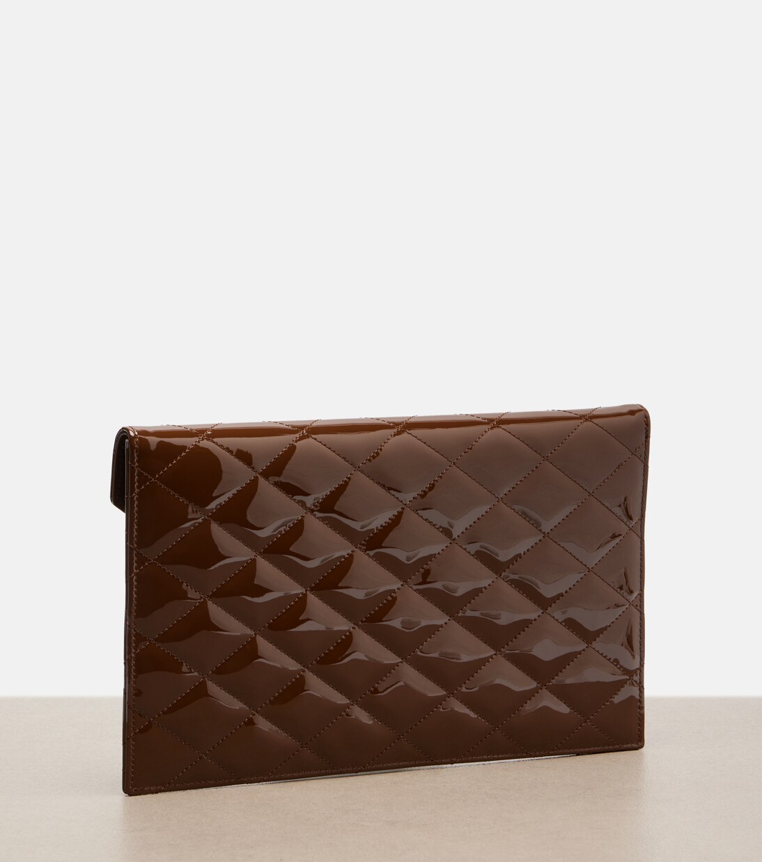 Clutch Paris aus Lackleder | Saint Laurent