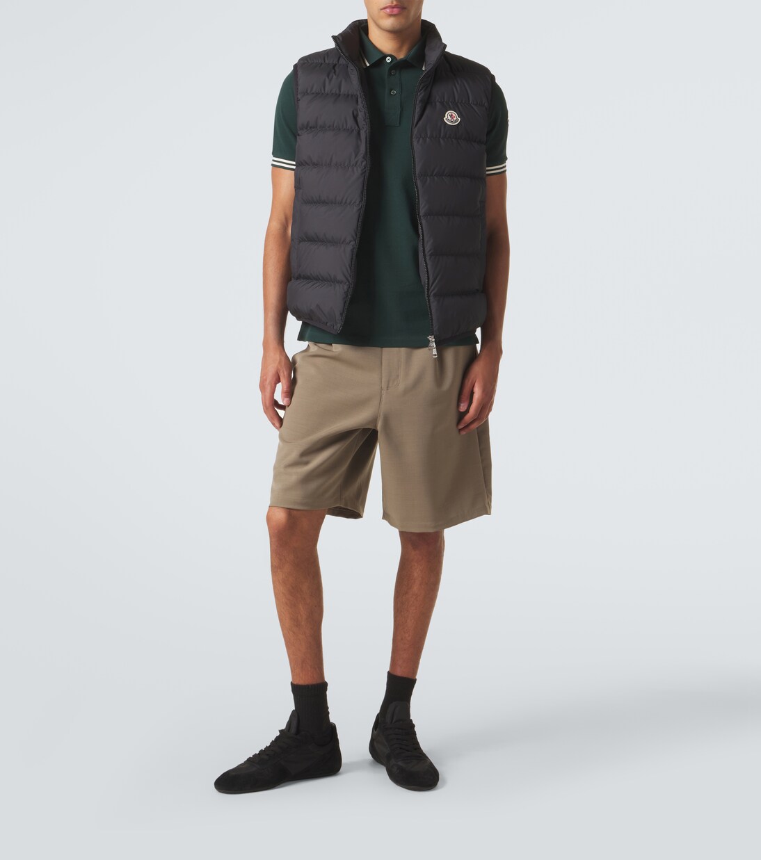 Cotton piqué polo shirt | Moncler