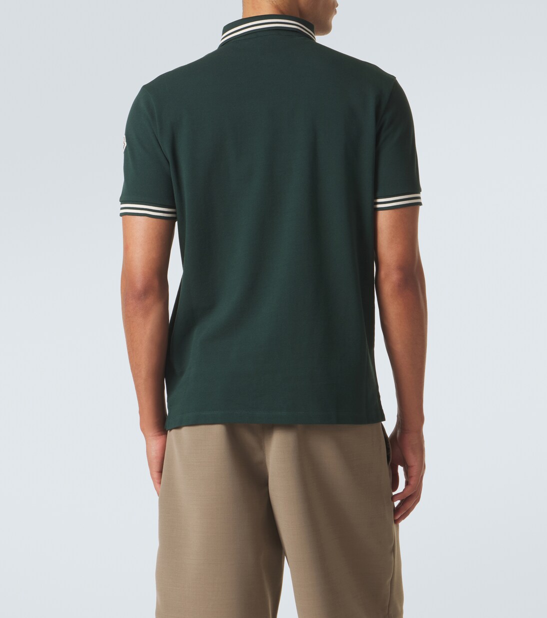 Cotton piqué polo shirt | Moncler