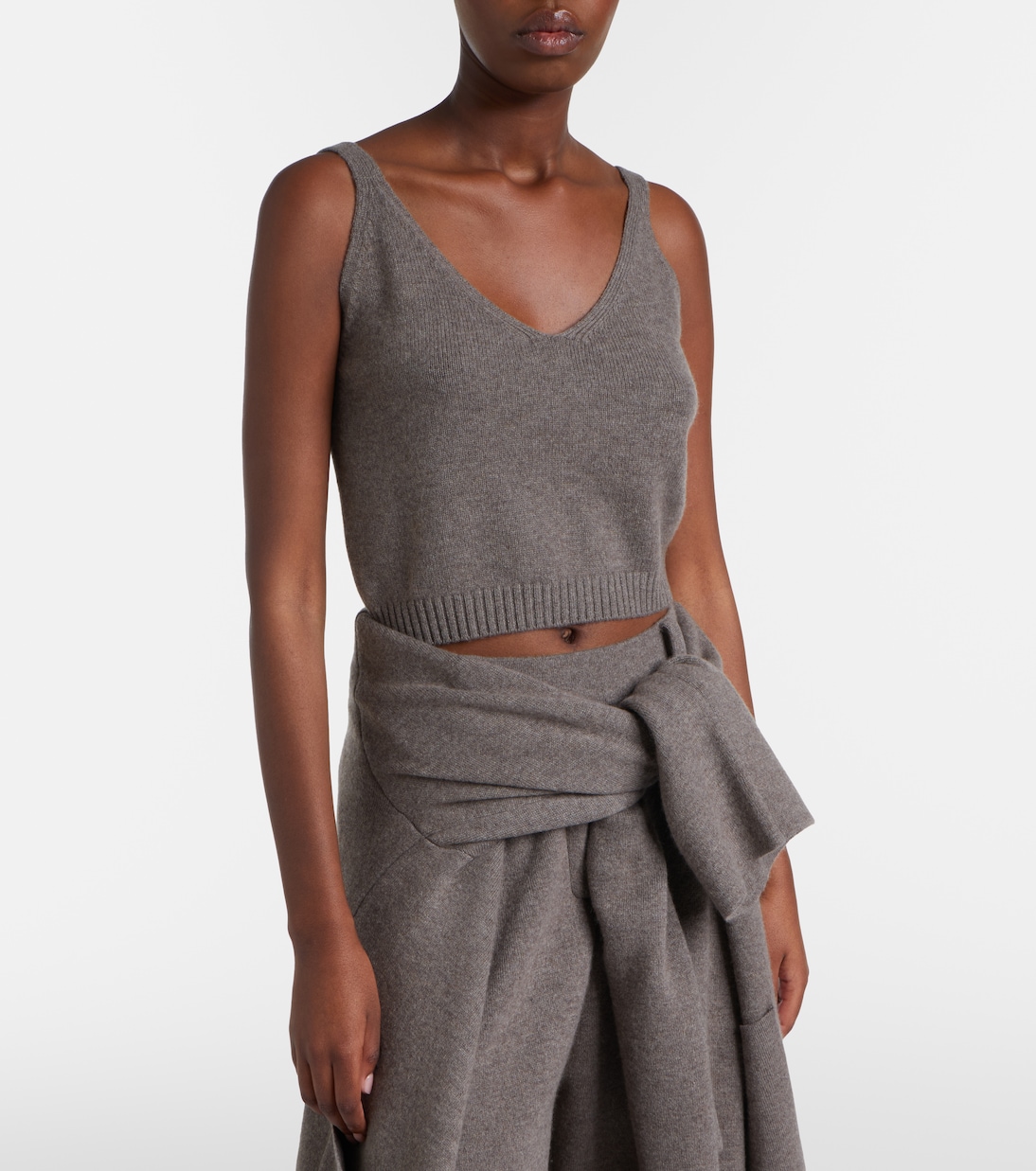 Violia cashmere crop top | Lisa Yang