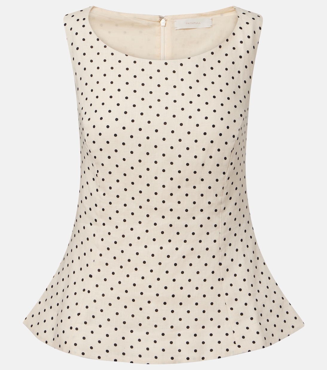 Top Iria de lino con lunares | Faithfull