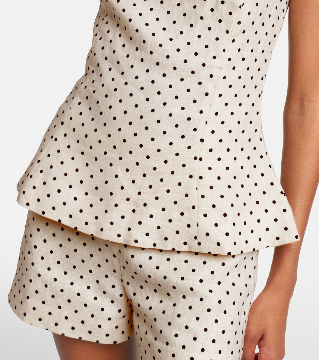 Top Iria de lino con lunares | Faithfull