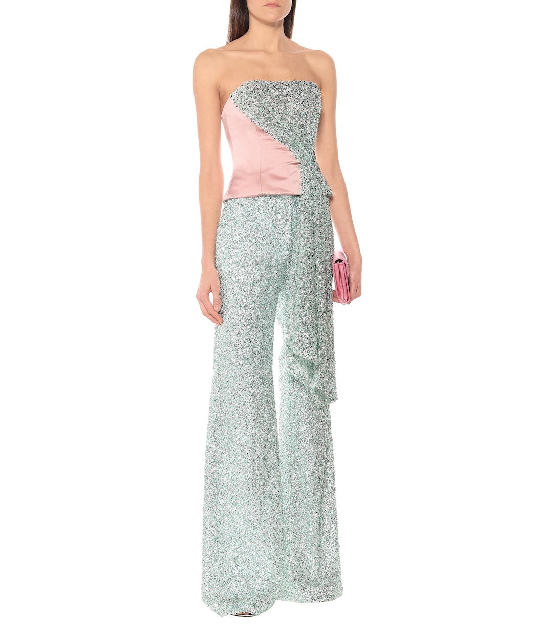 Pantalon ample à sequins | Halpern