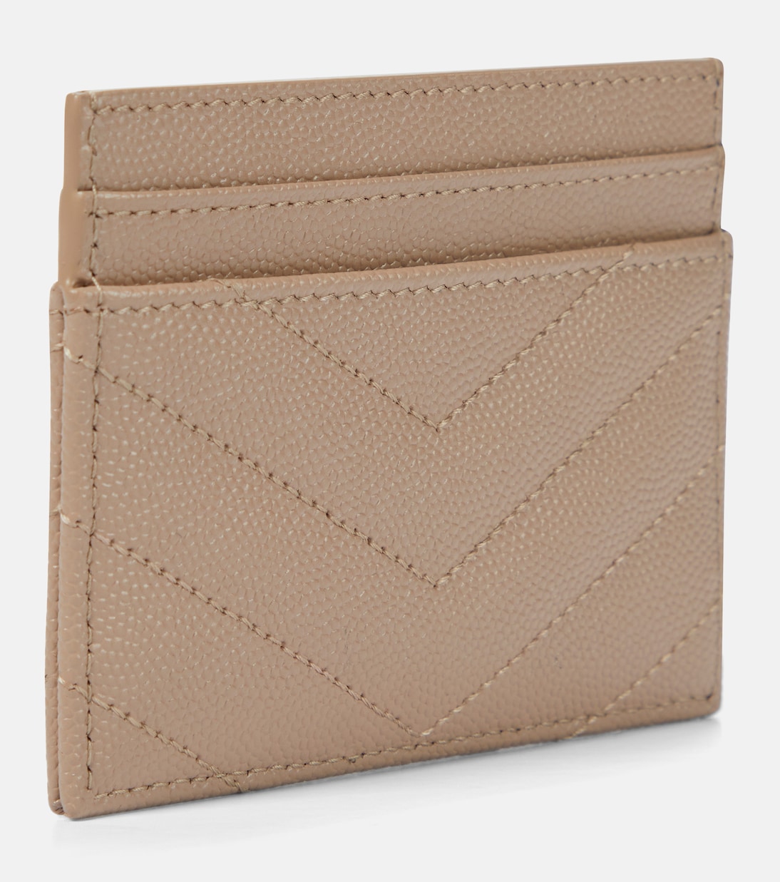 Monogram leather card holder | Saint Laurent