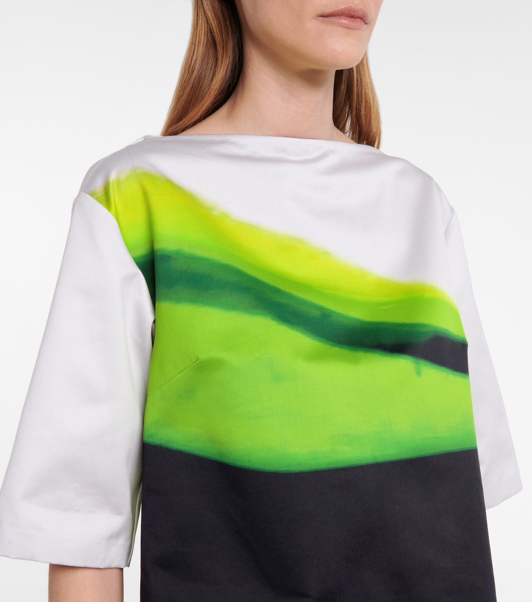 Top aus Baumwollsatin | Dries Van Noten