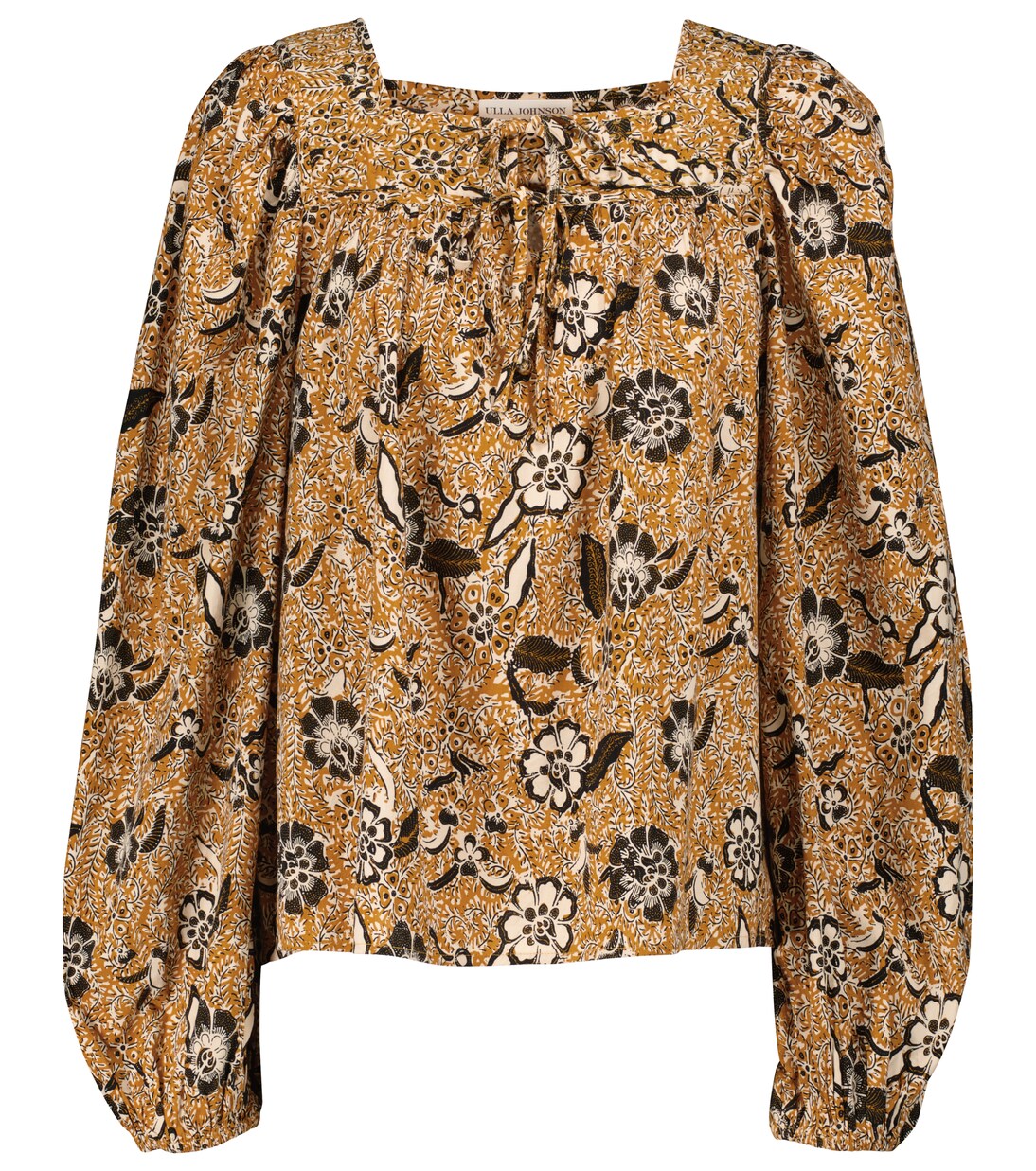 Blouse Issa en coton extensible imprimé | Ulla Johnson