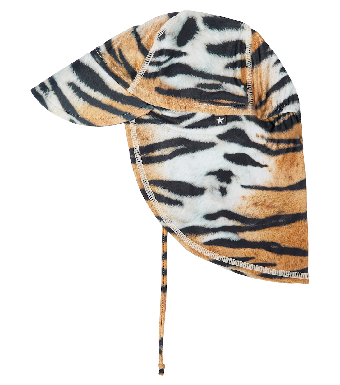 Baby Nando tiger-print sun hat | Molo