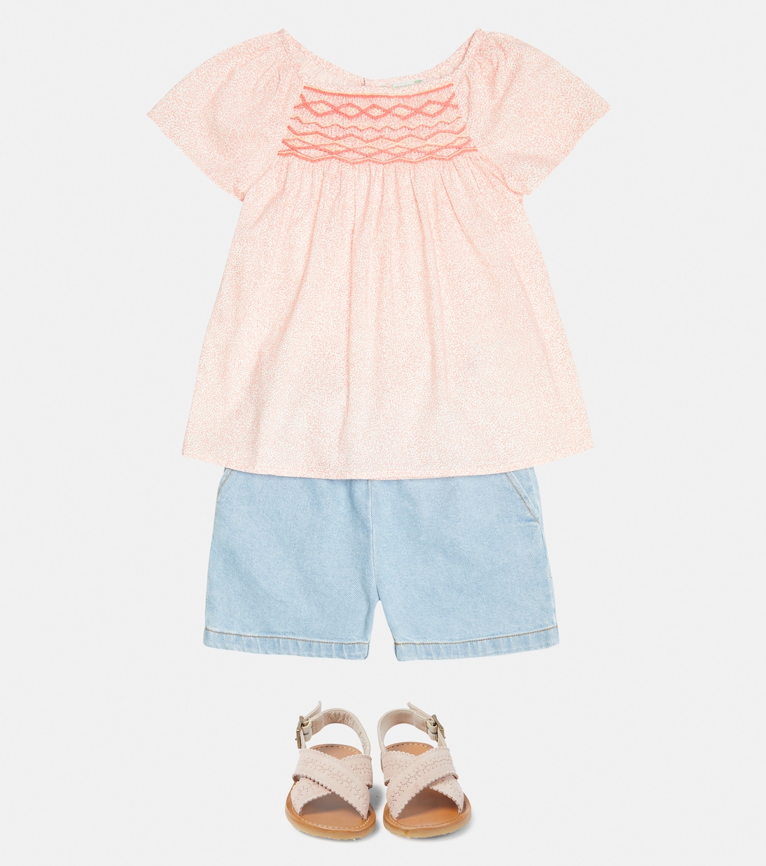 Grenade floral cotton top | Bonpoint