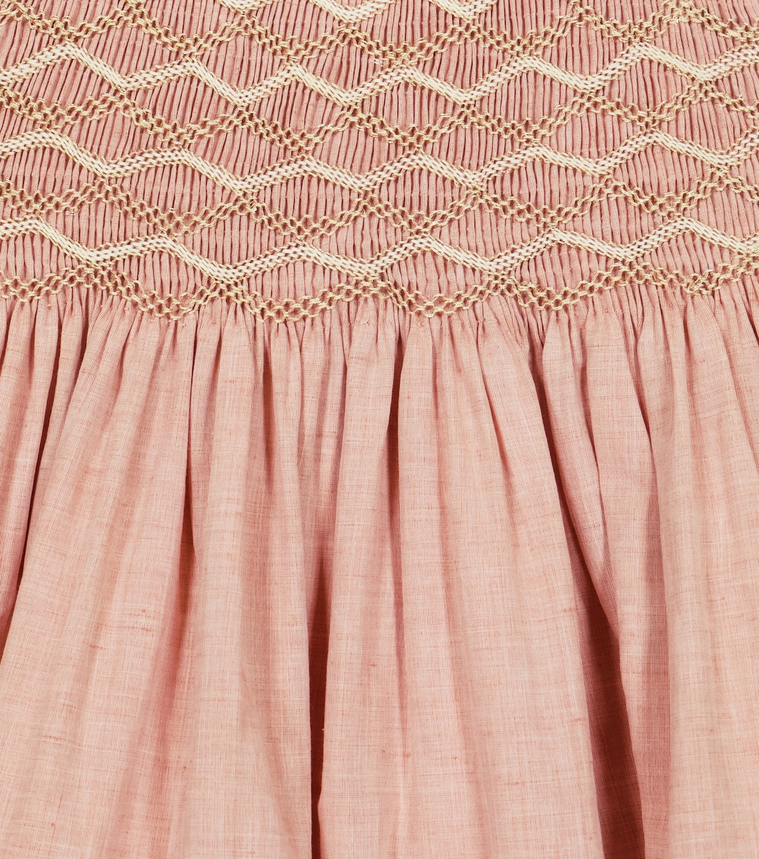 Robe Anaya en lin, coton et soie | Bonpoint