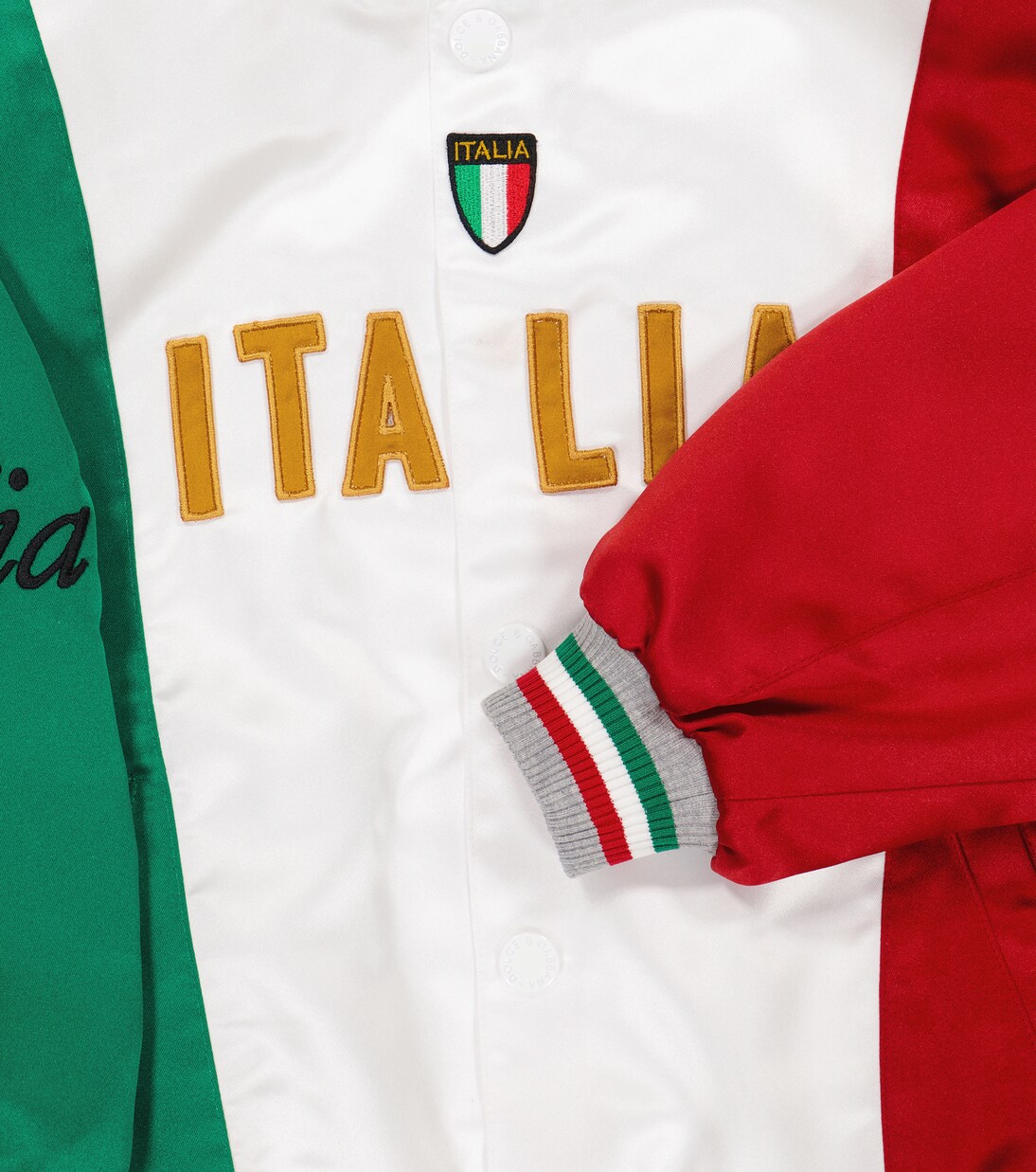 Satin bomber jacket | Dolce&Gabbana Kids