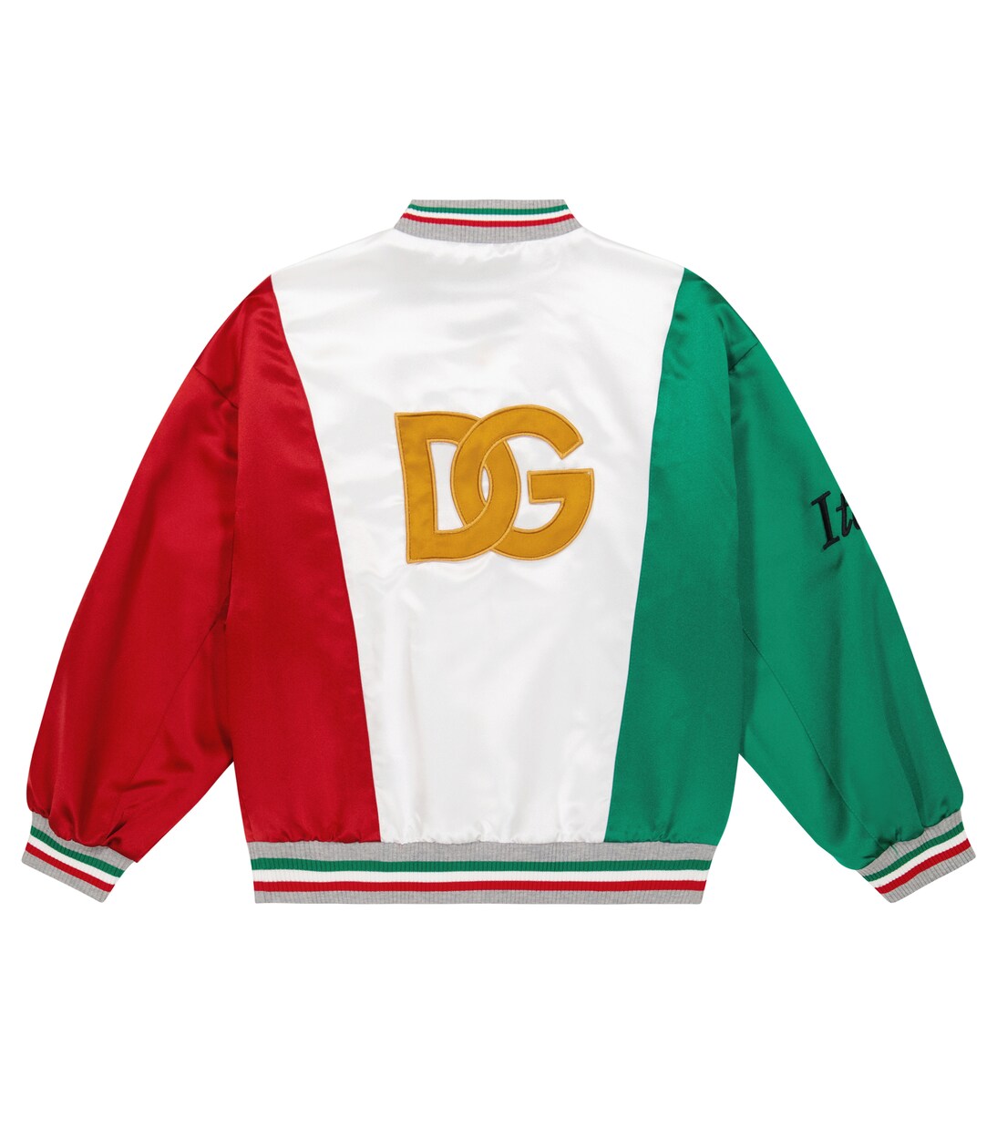 Satin bomber jacket | Dolce&Gabbana Kids