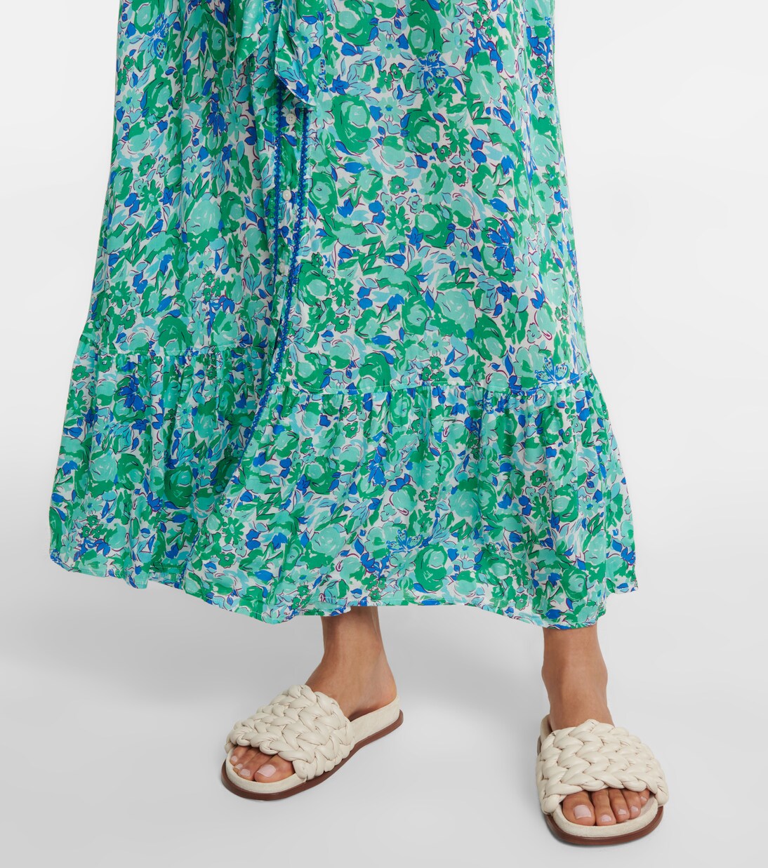 Robe chemise Kimi à fleurs | Poupette St Barth