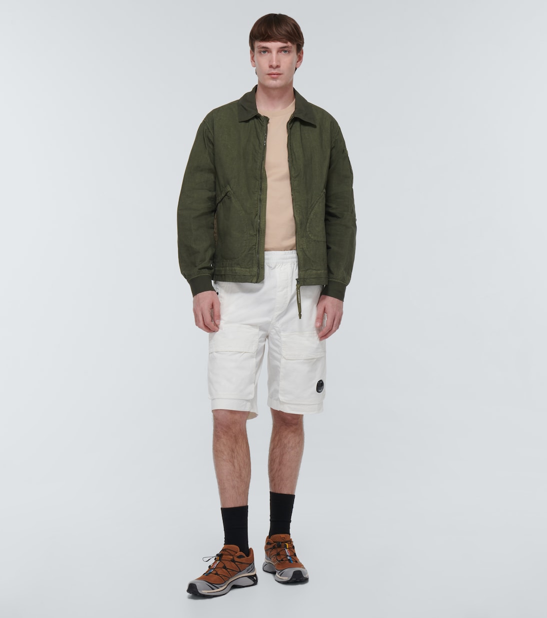 Shorts cargo en mezcla de algodón | C.P. Company