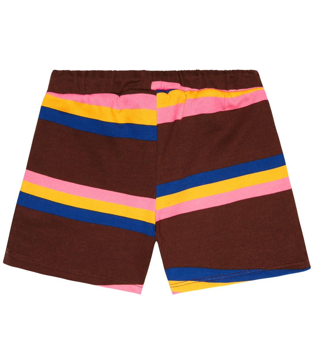 Striped cotton jersey shorts | Mini Rodini