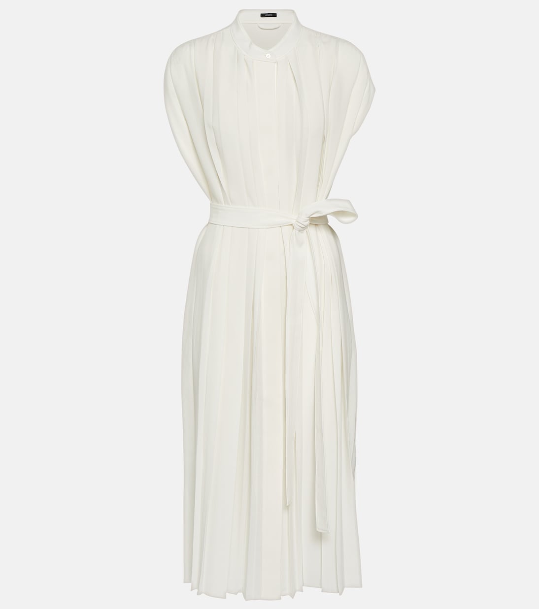Robe midi Davidge en coton et soie | Joseph