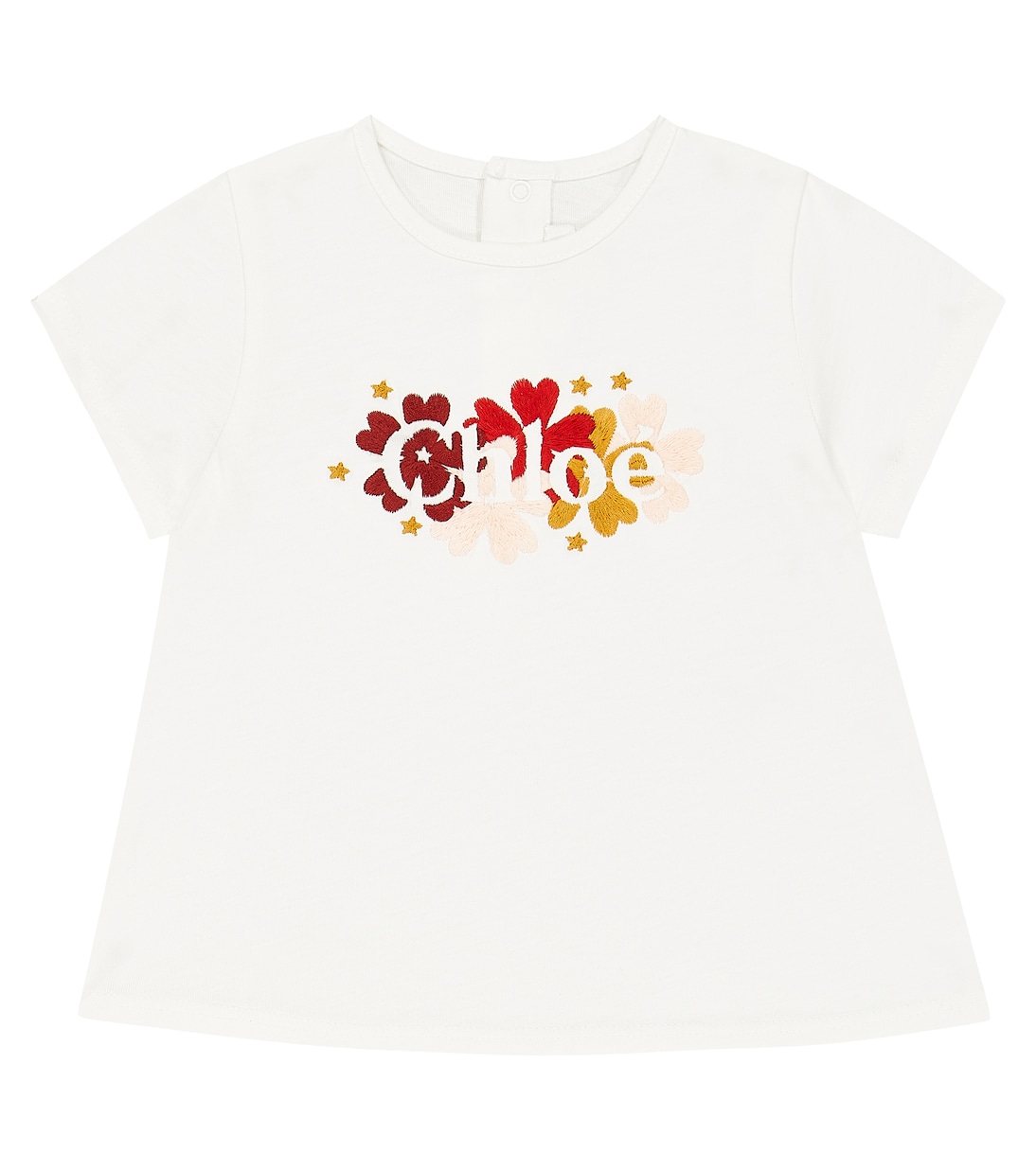 Baby - T-shirt in cotone con logo | Chloé Kids