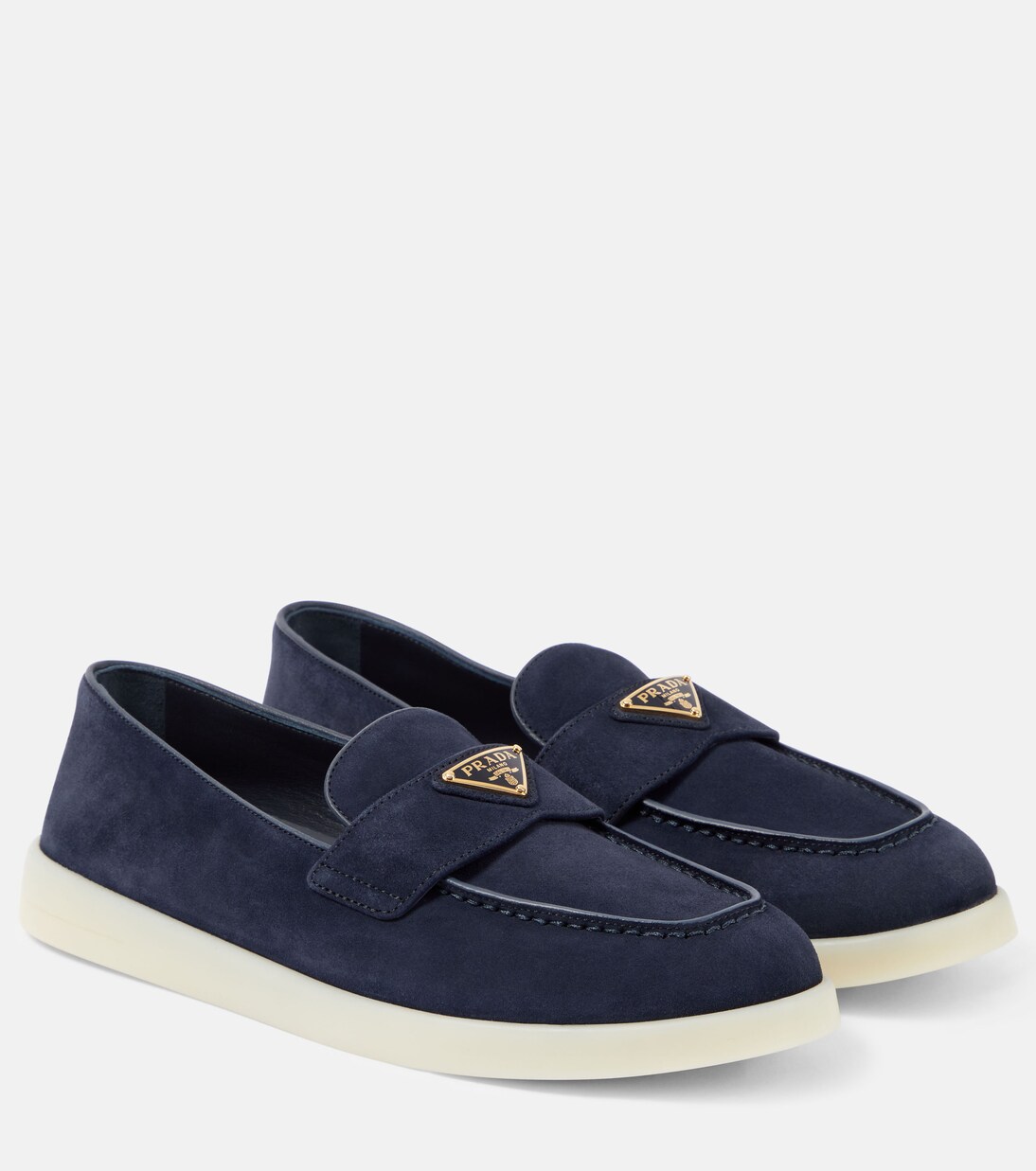 Mocassini Saint Tropez in suede | Prada