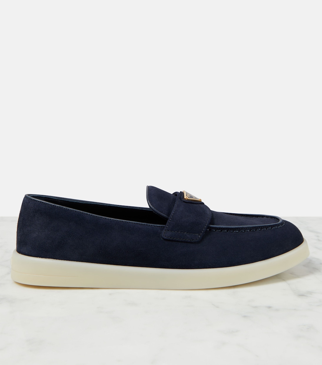 Mocassini Saint Tropez in suede | Prada