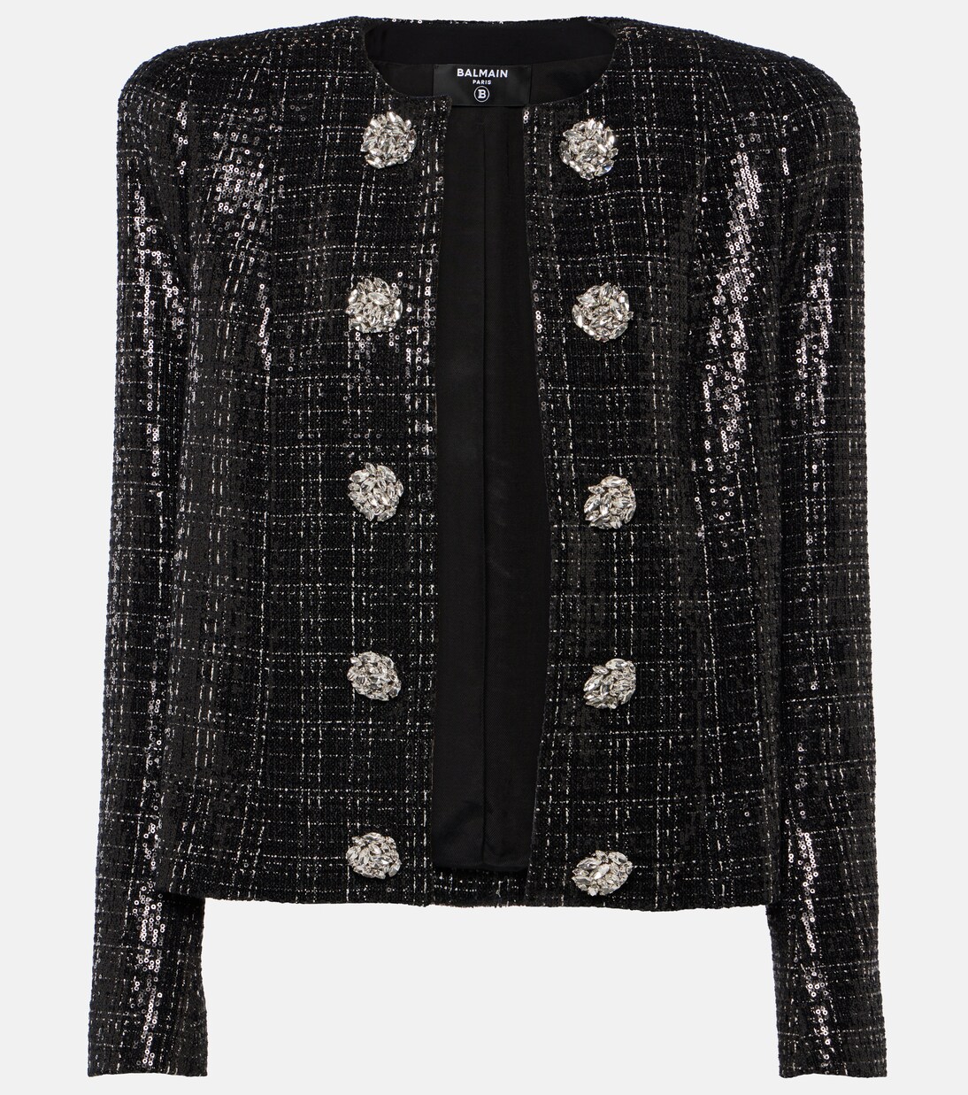 Jacke aus Tweed mit Pailletten | Balmain