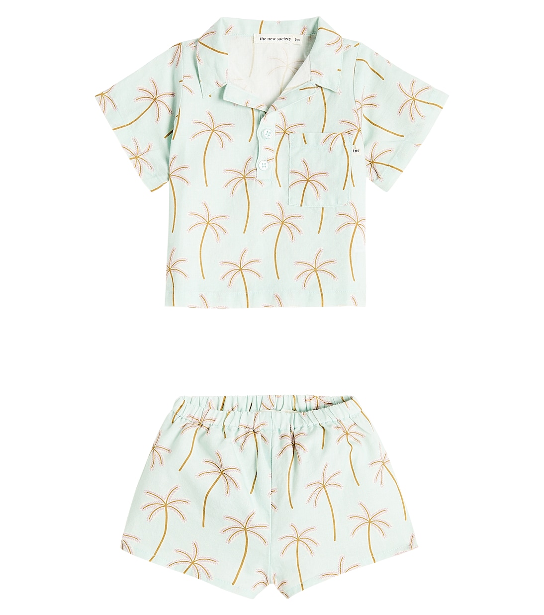 Baby Palm Spring shirt and shorts set | The New Society