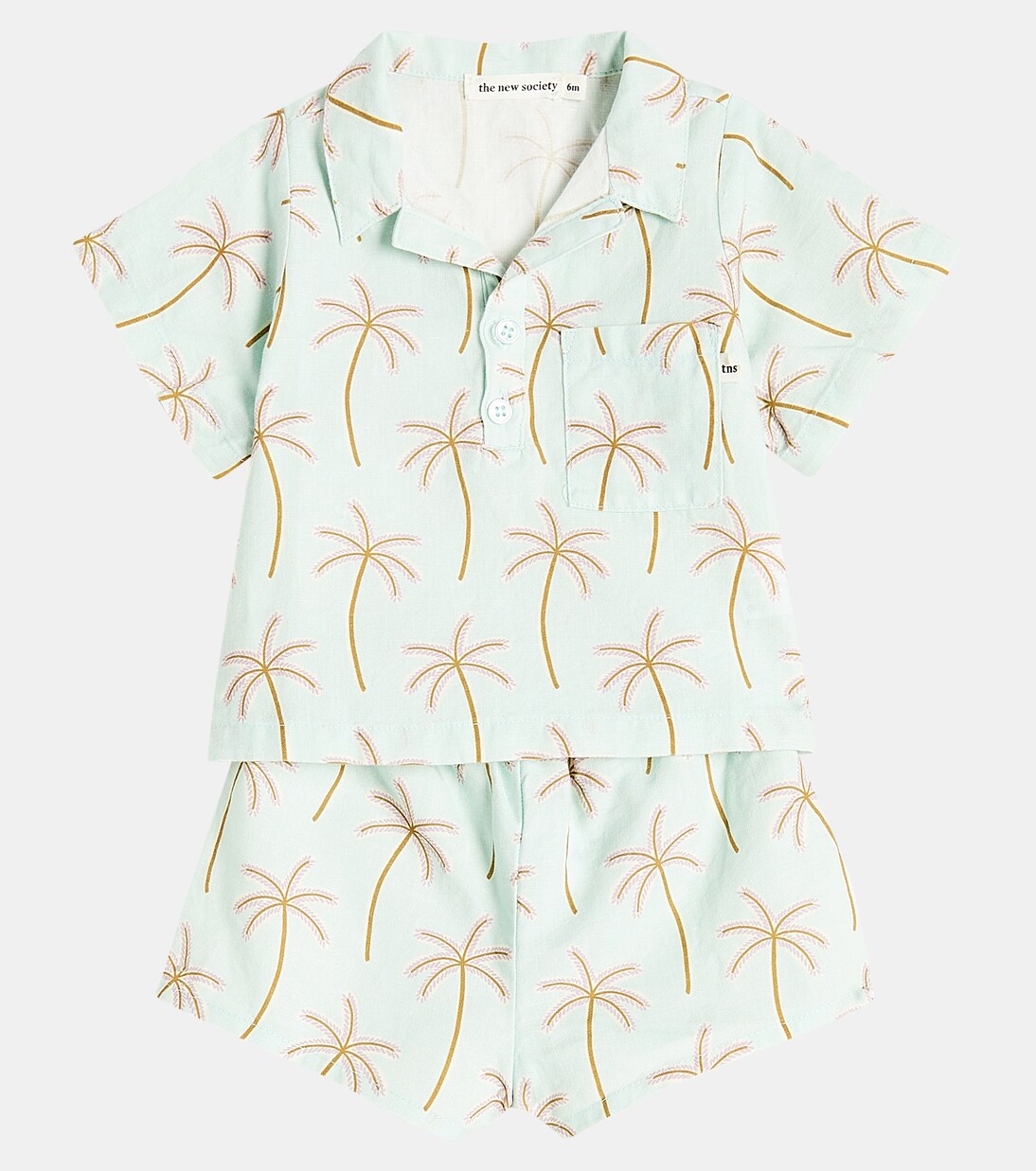 Baby Palm Spring shirt and shorts set | The New Society