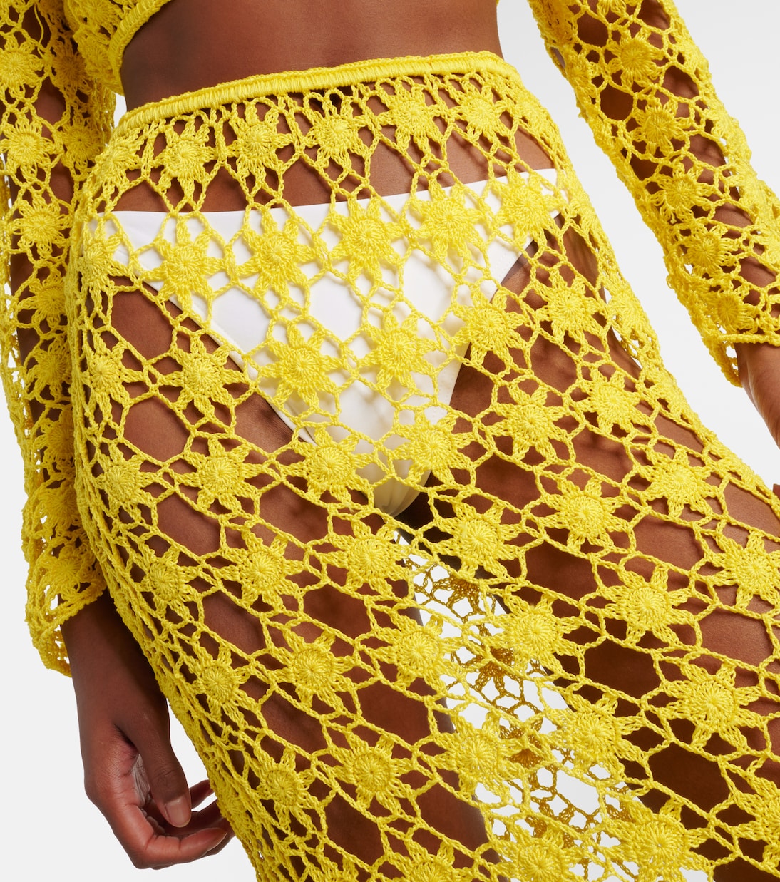 Gonna lunga Bella in crochet di cotone | Anna Kosturova