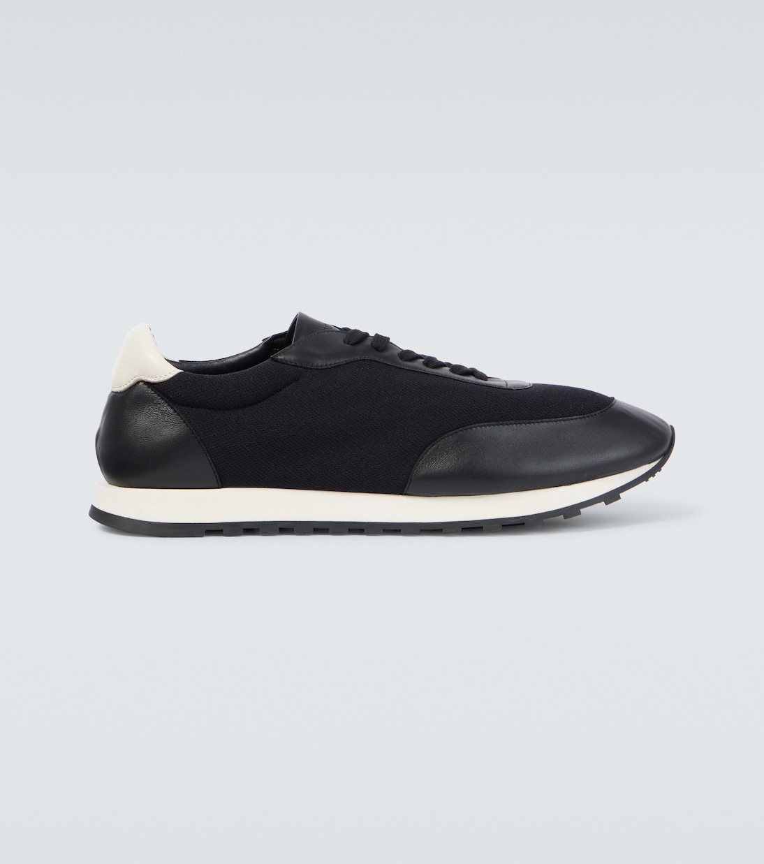 Owen leather-trimmed sneakers | The Row